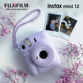 Orignial Fujifilm Momentinį Fotoaparatą Mini 12 Violetinė Su Instax Mini Kino fotopopieriaus Derinys Paketus Galima pasirinkti