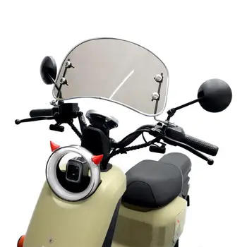 Motociklo priekinio, galinio Stiklo Retro Priekiniai pertvara nuo Vėjo Priekinio stiklo Modifikuoti Priedai Scooter E-bike