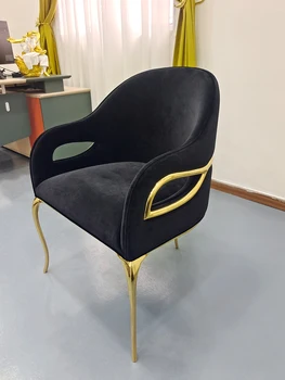 Prabangus gryno vario namų valgomojo kėdės, modernaus minimalistinio dizaino, aukštos kėdutės vieną flanelė atgal laisvalaikio kėdė.