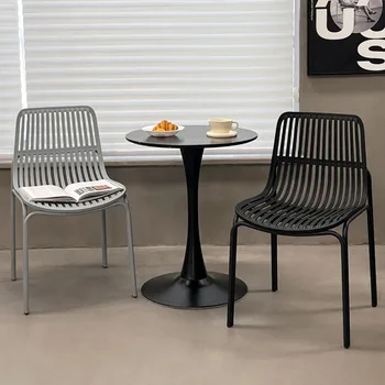 Ergonomiškas Moderni Valgomojo Kėdė, Plastikiniai Biuro Šalis Retro Valgomojo Kėdės Paprastos Konstrukcijos Renginių Sedie Sala Da Pranzo Baldai ZT