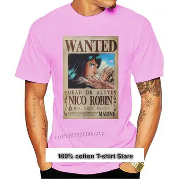 Camiseta Unisex de algodón de Norėjo Nico Robin, camisa de manga corta a la moda con cuello redondo, 2021, 2021