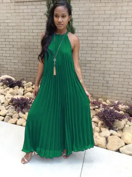 2023 Afrikos Suknelės Moterims, Elegantiškas Vasaros Afrikos Rankovių Poliesteris Juoda Balta Rausva, Žalia Ilgai Plisuotos Suknelė Maxi Suknelė