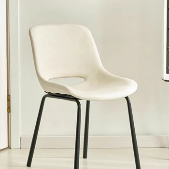 Unikalus Amžiaus Kėdės Akcentas Moderni Balto Metalo Estetinės Skaityti Kėdė Makiažas Viešbutis Muebles Para El Hogar Namų Baldai WJ35XP