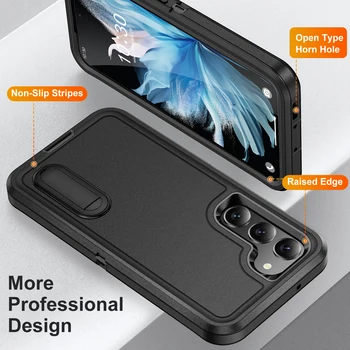 Anti-Prakaito Mados Atramą Telefono Krepšys Case for Samsung Galaxy S23 Ultra S22 Plius 5G S 23 22 Sunkiųjų Apsaugos Galinį Dangtelį