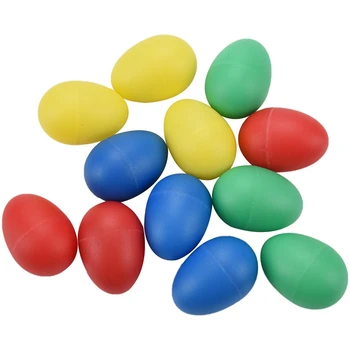 36Pcs Plastikinių Kiaušinių Populiarias Rinkinys Su 4 Skirtingų Spalvų,Mušamieji Muzikos Kiaušinių Marakai, Vaiko, Vaikams, Žaislai