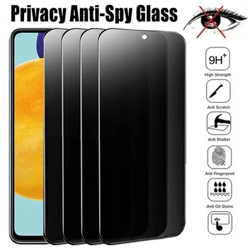 1-4Pcs Privacy Screen Protector for Samsung A53 A13 A52S A52 A32 A12 A50 A51 A72 A22 A33 A73 A21S A54 S10E S20FE Anti-spy Stiklo
