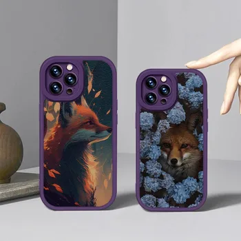 Fox Gyvūnų Telefono dėklas Purple 