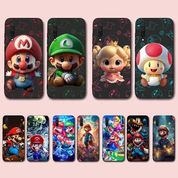 MINISO Super Marios Bros Telefoną Atveju Xiaomi Mi 5X 8 9 10 11 12 lite pro 10T PocoX3pro PocoM3 10 Pastaba pro lite