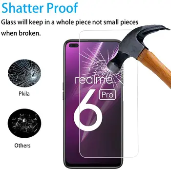 Stiklo Screen Protector for Realme 6 Pro 6S 6i Grūdintas Stiklas Realme X50 5G Narzo 10 10A Kino Padengti 9H Apsaugos