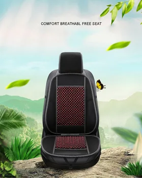 GEEAOK 2018 naujas stilius medienos granulių padengti automobilio sėdynės pagalvėlės Medinių rutuliukų kėdė meno masažo pagalvėlė vasaros cool Automobilių Aksesuarų stilius
