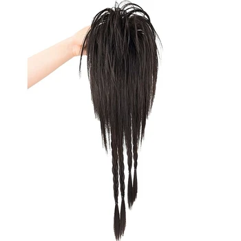 Sintetinių Apsiuvai Perukai Ilgi plaukai surišti į uodegą surišti į arklio Hairpieces Moterų, Mergaičių, Merginų, Moterų