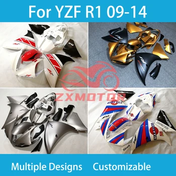 YZF R1 09 10 11 12 13 14 Pilna Purvasargiai, skirtas Yamaha YZF R 1 2009 2010 2011 2012 2013 2014 Motociklo Įpurškimo Lauktuvės Rinkinys