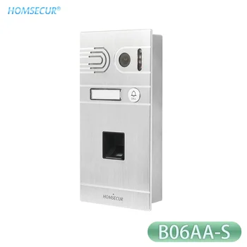 HOMSECUR Vandeniui B06AA-S 4 Vielos 800TVLine Doorbell Kamera, pirštų Atspaudų Atrakinti Vaizdo Duris Telefono Ryšio Įrašas