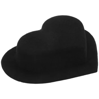 Širdies Formos Skrybėlės Kūrybos Lolita Mini Plačios Skrybėlės Kraštų 