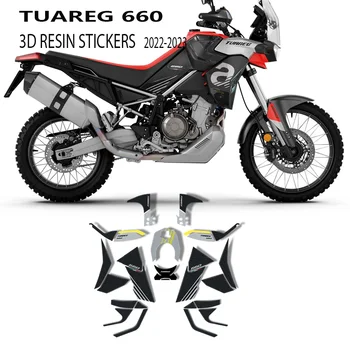 Motociklo Priedai 3D Epoksidinės Dervos Lipdukas Apsaugos Rinkinys Bakas Padas Aprilia Tuareg 660 2022-2023