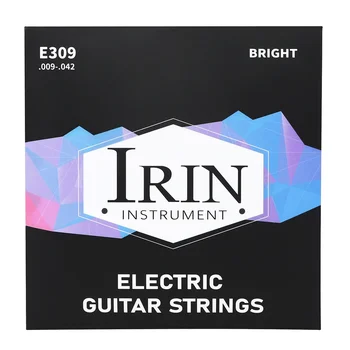 IRIN Elektrinės Gitaros Stygos E309 Šešiakampe Lydinio Šviesus Gitara Styginių Didelis Anglies Plieno Pagrindinė Viela Styginių Gitaros Priedai