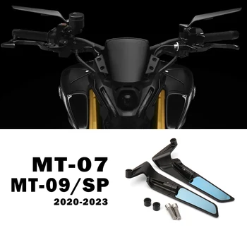 MT07 Priedai Motociklo Slaptas Veidrodžiai Yamaha MT-09 MT09 SP 2020-2023 MT-07 MT 07 2021 2022 Reguliuojamas Winglet Aliuminio