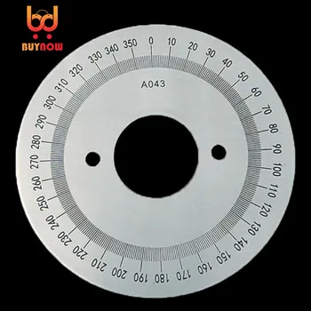 100x30x2mm Aukštos kokybės Nerūdijančio Plieno Masto 360 Laipsnių Skalė Mažos Apimties Matlankis Nerūdijančio Plieno Diskas
