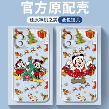 Disney mickey mouse Kalėdų Telefoną Atveju Xiaomi Mi 13 12X 12S 12T 12 11 11T 11i 10T 10 Pro Lite Ultra 5G 9T Skaidrus