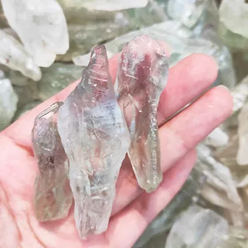 50-150g Žaliavos Mineraliniai Gamtos žalia Kristalinis Kvarcas Šiurkštus akmens Gydomąsias