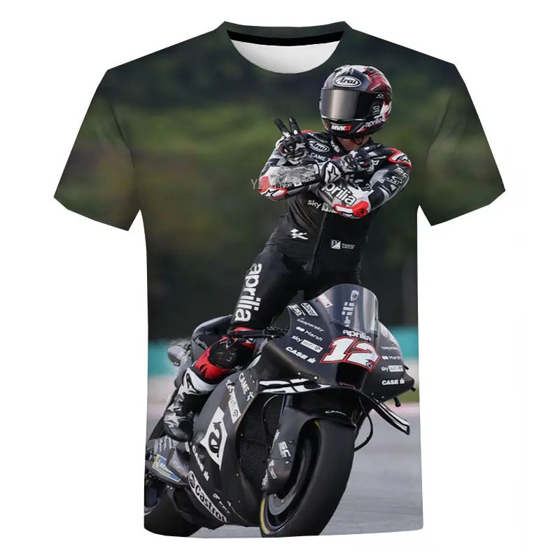 Vyras Drabužių trumpomis Rankovėmis Viršūnes Vyrų 3D Motociklo Marškinėliai Street vyriški T-shirt Negabaritinių Marškinėliai